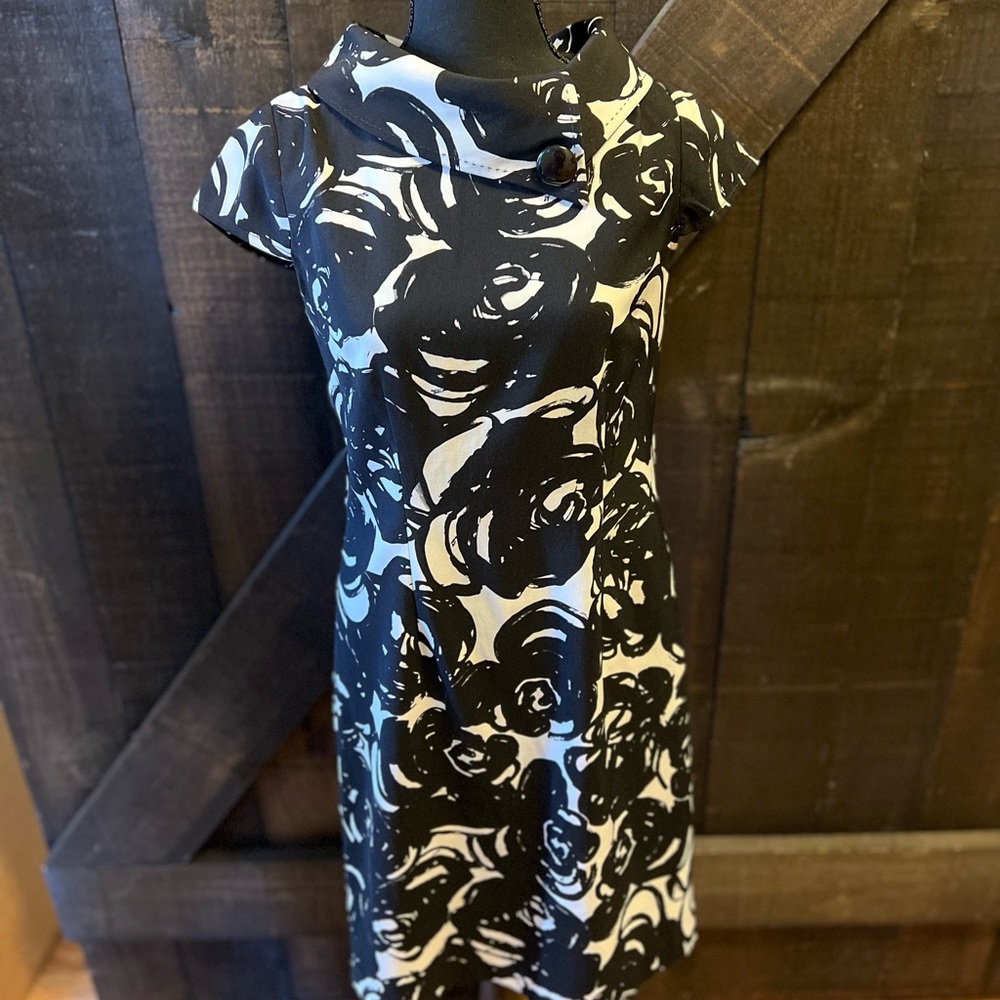Black and white dress